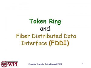Token Ring and Fiber Distributed Data Interface FDDI