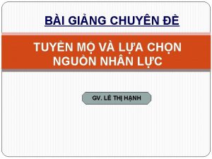 BI GING CHUYN TUYN M V LA CHN