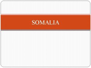 SOMALIA Somalia Schools have featured heavily in alShabaabs