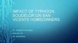 Interview questions about typhoon