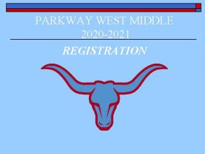 PARKWAY WEST MIDDLE 2020 2021 REGISTRATION Counselors Last