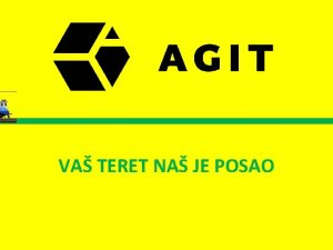 VA TERET NA JE POSAO H CARGO AGIT