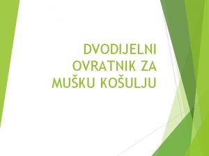 Postupak izrade ovratnika