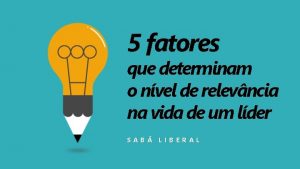 5 fatores que determinam o nvel de relevncia