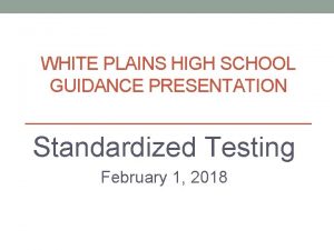 White plains high school guidance White plains high school guidance