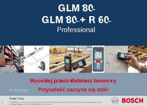 Launch package GLM 80 R 60 Professional GLM