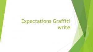 Expectations graffiti