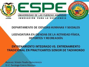 DEPARTAMENTO DE CIENCIAS HUMANAS Y SOCIALES LICENCIATURA EN