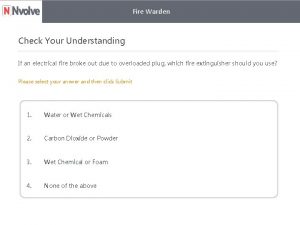 Fire Warden Check Your Understanding If an electrical