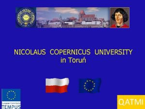 NICOLAUS COPERNICUS UNIVERSITY in Toru Internationalisation where are