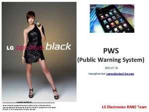 PWS Public Warning System 2011 07 15 Young