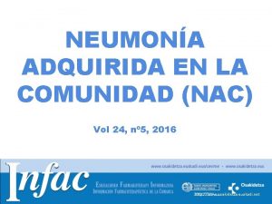 NEUMONA ADQUIRIDA EN LA COMUNIDAD NAC Vol 24