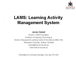 Learning activity management system