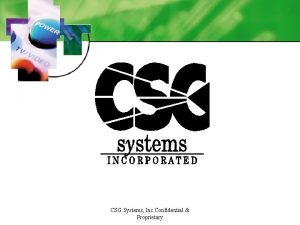 CSG Systems Inc Confidential Proprietary Hacking 101 How