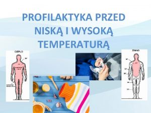 PROFILAKTYKA PRZED NISK I WYSOK TEMPERATUR PLAN PREZENTACJI