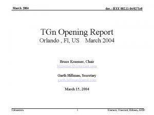 March 2004 doc IEEE 802 11 040271 r