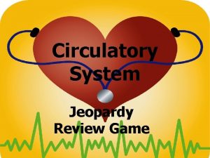 Circulatory System Jeopardy Review Game Jeopardy Review Game