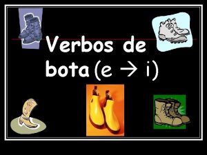 Verbos bota