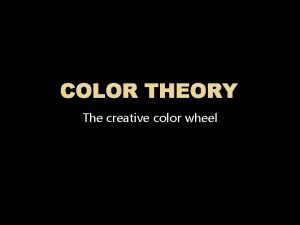 Creative color wheel