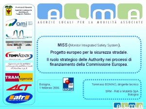 Provincia di Ravenna Agenzia Locale per la Mobilit