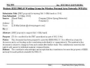 May 2016 doc IEEE 802 15 16 0378