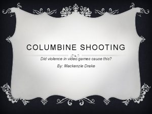Columbine shooting footage