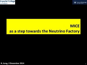 MICE as a step towards the Neutrino Factory