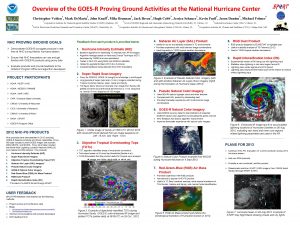 Overview of the GOESR Proving Ground Activities at