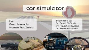 Car Simulator Prepared by Amer Iskander Hamza Abuzahra