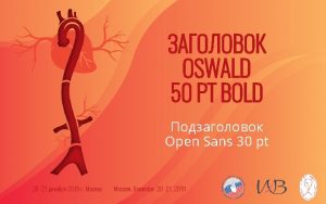 OSWALD 50 PT BOLD Open Sans 30 pt