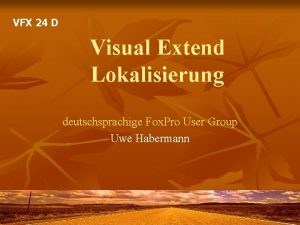 VFX 24 D Visual Extend Lokalisierung deutschsprachige Fox