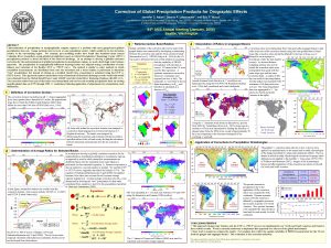 Correction of Global Precipitation Products for Orographic Effects