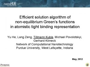 Efficient solution algorithm of nonequilibrium Greens functions in