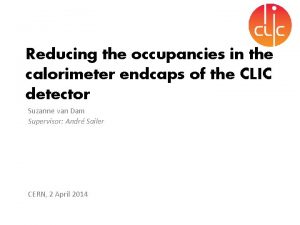 Reducing the occupancies in the calorimeter endcaps of
