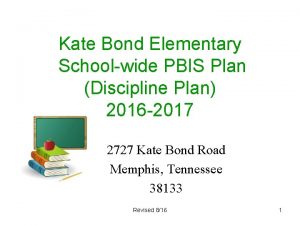 Kate bond elementary school