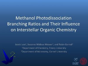 Methanol Photodissociation Branching Ratios and Their Influence on