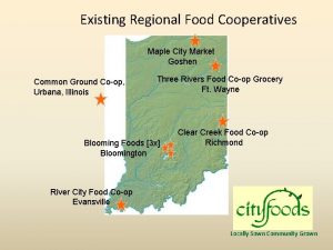 Existing Regional Food Cooperatives Maple City Market Goshen