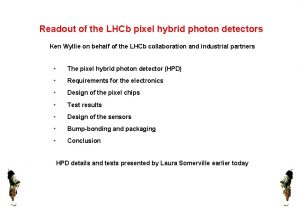 Readout of the LHCb pixel hybrid photon detectors