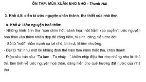 N TP MA XU N NHO NH Thanh