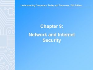 Understanding Computers Today and Tomorrow 13 th Edition