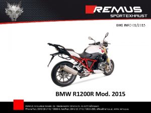 BIKE INFO 012015 BMW R 1200 R Mod