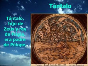 Rey de frigia tántalo