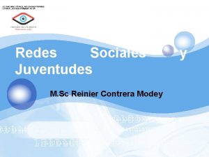 LOGO Redes Sociales Juventudes M Sc Reinier Contrera