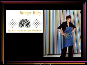 Bridget riley arrest 1