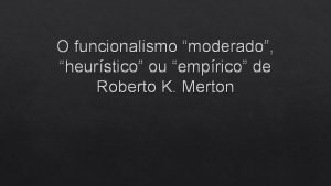 Funções manifestas e latentes