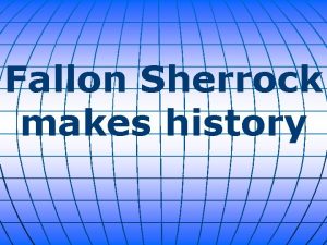 Fallon Sherrock makes history Darts player Fallon Sherrock