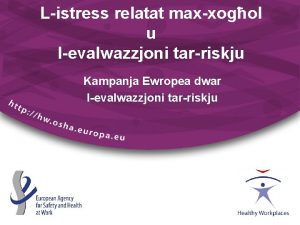 Listress relatat maxxogol u levalwazzjoni tarriskju Kampanja Ewropea