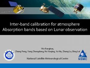 Interband calibration for atmosphere Absorption bands based on