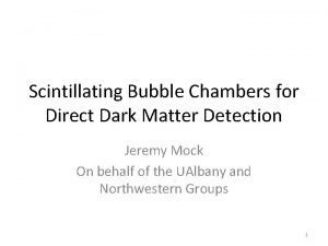 Scintillating Bubble Chambers for Direct Dark Matter Detection