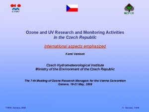 MZP CR Ozone and UV Research and Monitoring